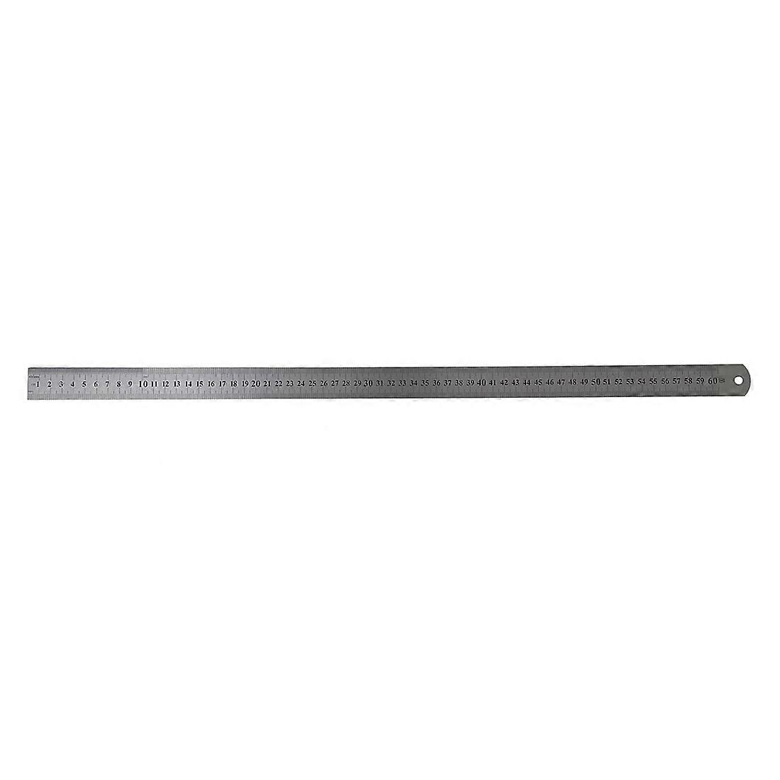 60cm Stainless Metal Measuring Straight Ruler