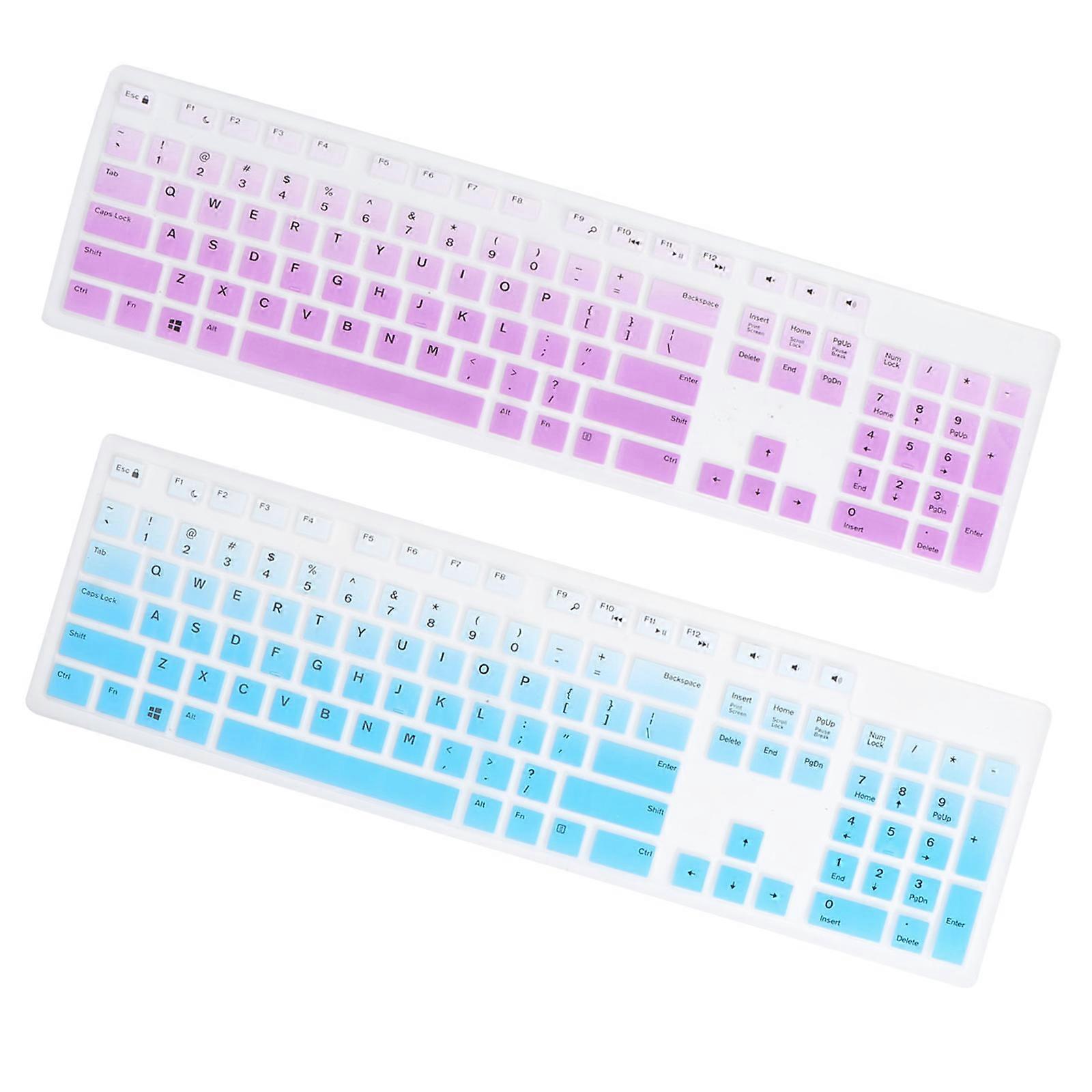 Thin Keyboard Skin Silicone Keyboard Protector for Kb216p 4Pcs