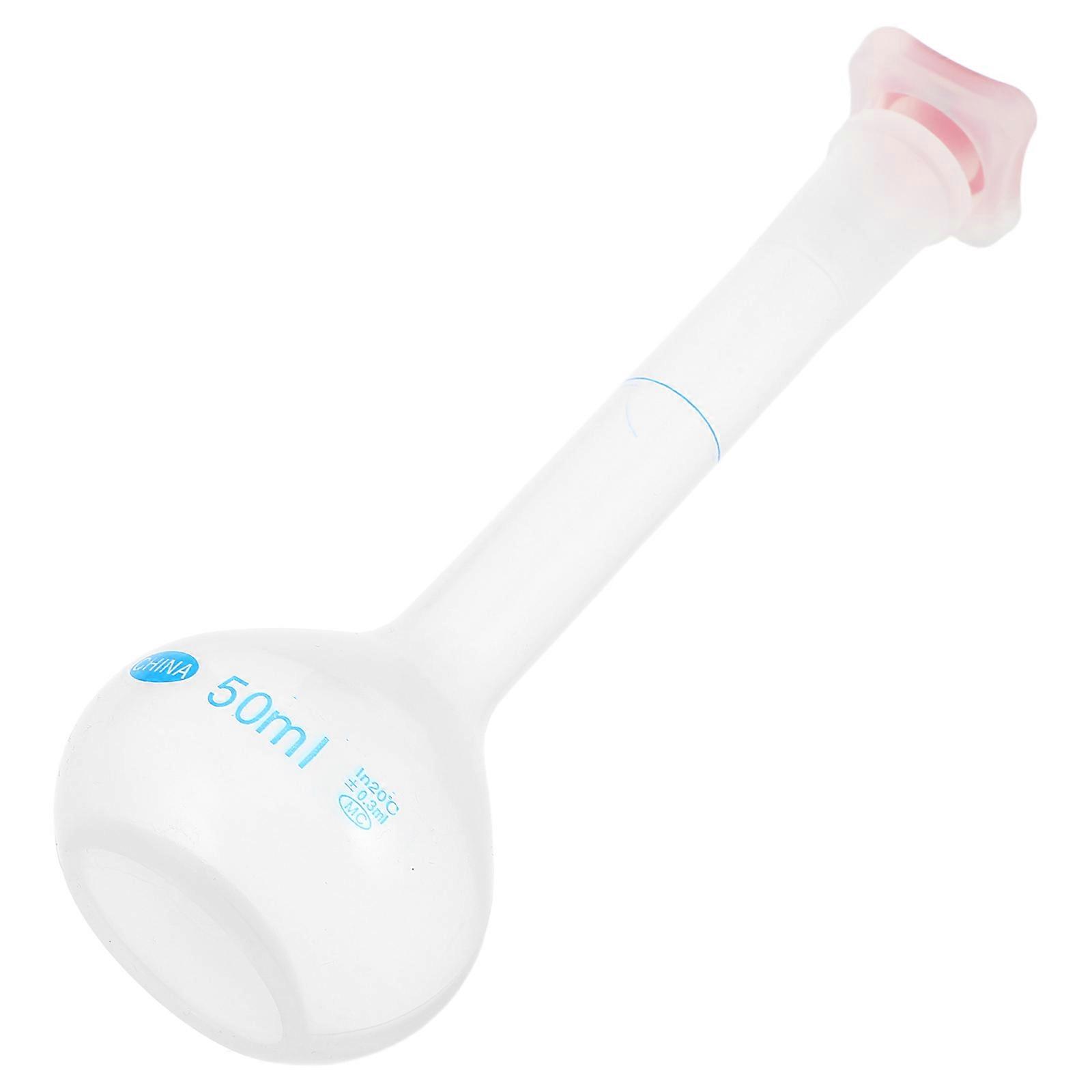 Chemical Measuring Flask High Neck Flask for Science Accurate Sampling 50Ml