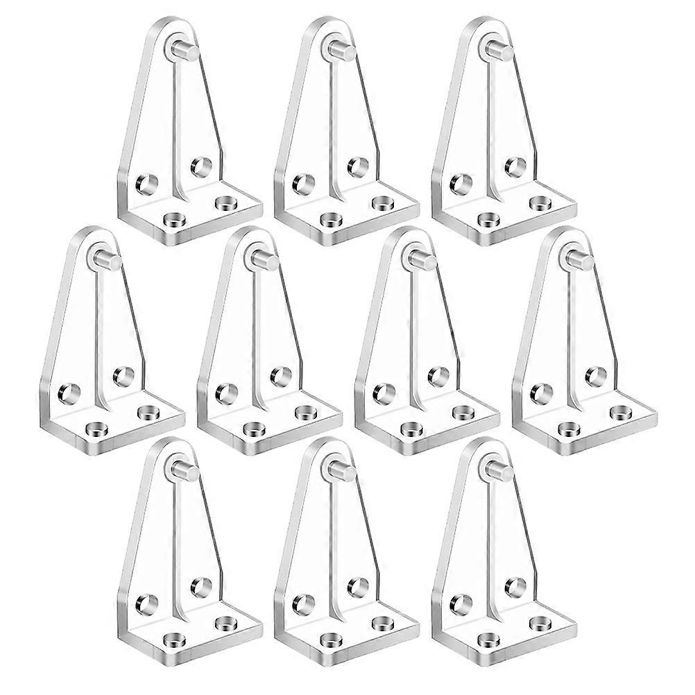 Transparent Blind Brackets for Secure Mounting 10Pcs for Home Use