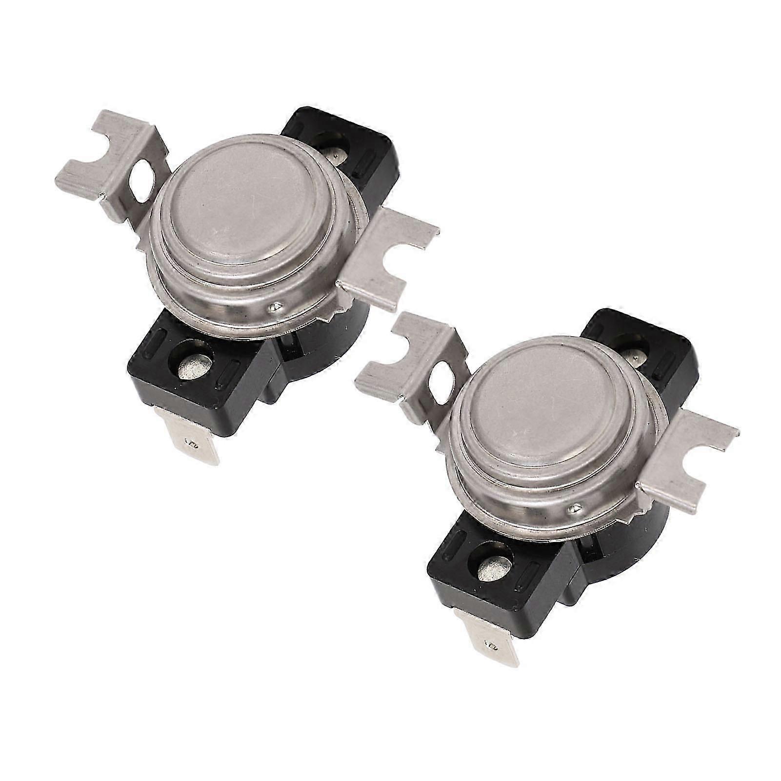 2Pcs Thermostat Switch Sensitive Auto KSD302R Dual Metal Plate Temperature Control Switch 250V 25A 90