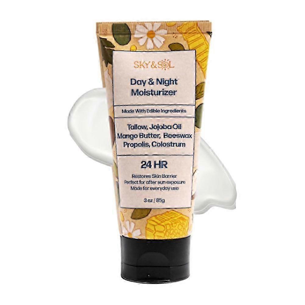Natural Mineral Sunscreen SPF50+ with Beef Tallow for Sensitive Skin Waterproof Matte Finish 85g