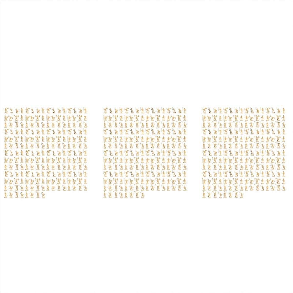 1:72 200/Set Plastic Ancient Figures Toy Yellow