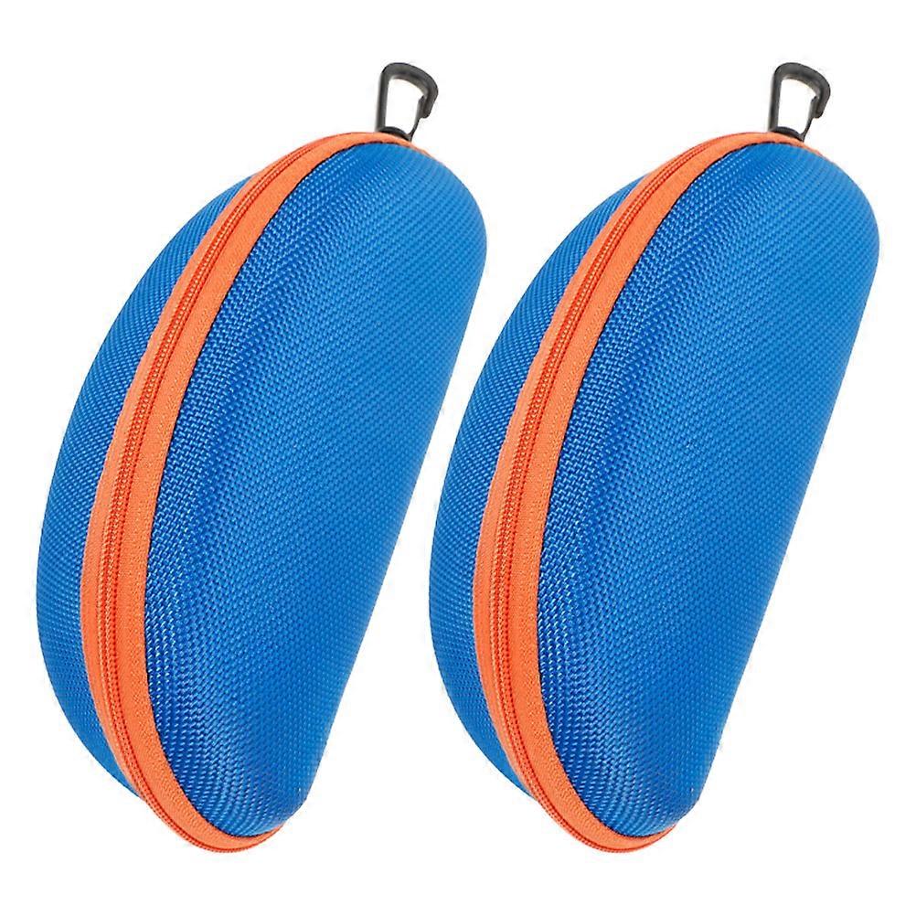 Swim Goggles Case Goggles Protective Case for Storage 2Pcs Multi Color Eva