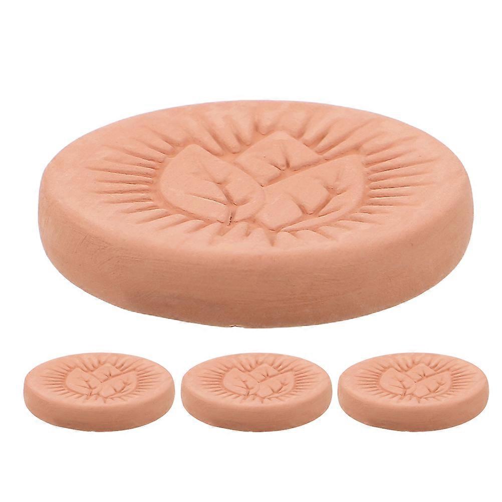 Cigar Humidifier Clay Sheet Disc for Cigars 4Pcs Moisture Control and Regulation