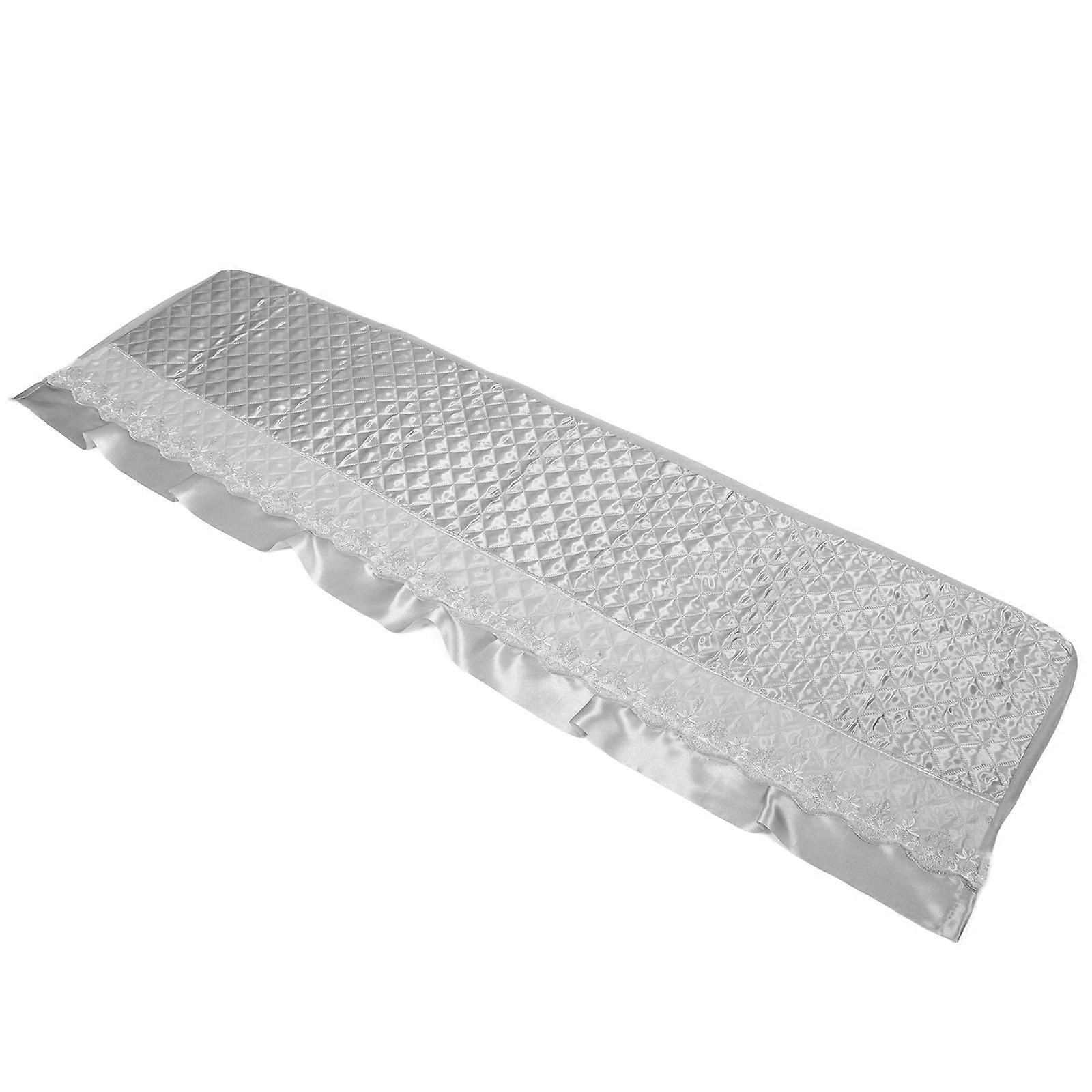 Machine Washable Headboard Protector 2Pcs Dustproof Covering For Rectangular Queen Size Bed Headboard In Grey Color Suitable For Bedroom Use