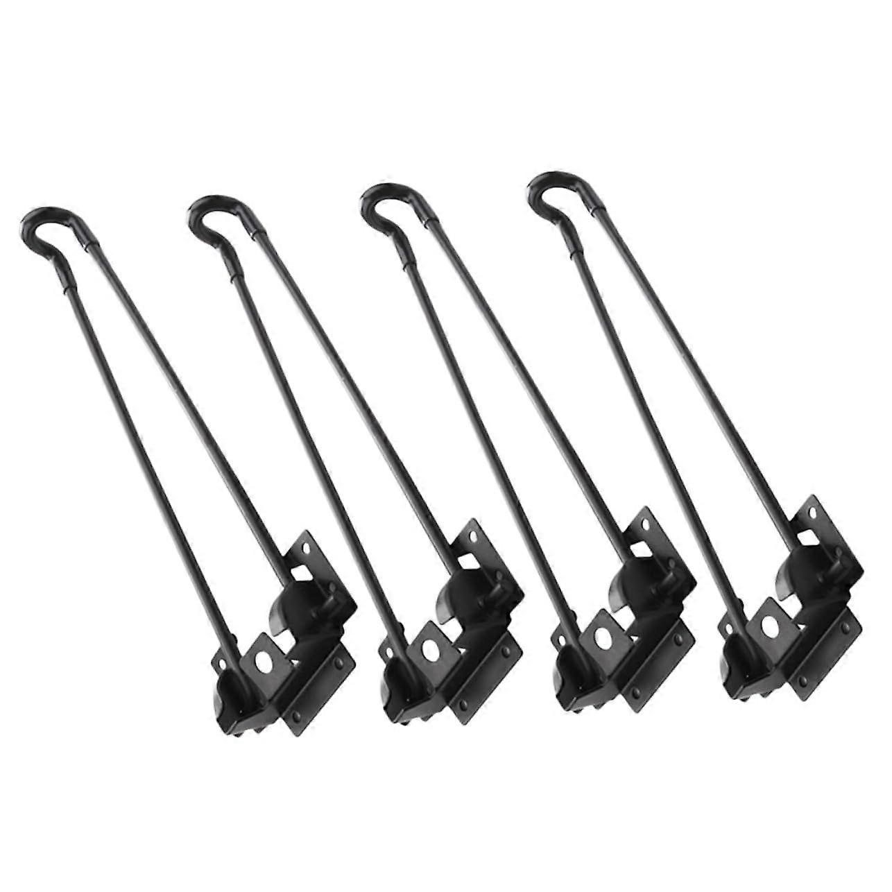 4pc Folding Hairpin Table Legs Metal Rustic Modern SpaceSaving DIY for Furniture and Benches