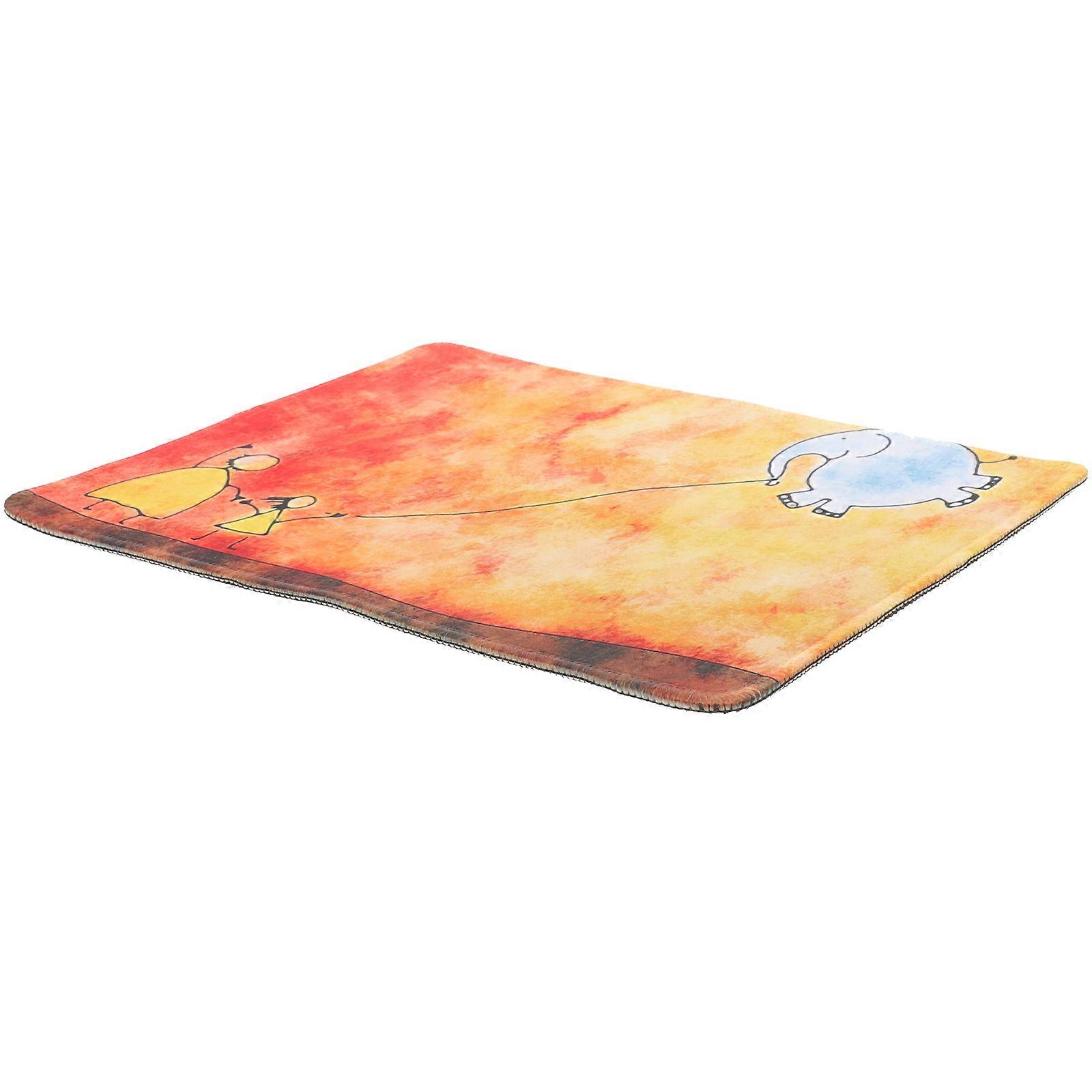 Small Fresh Rectangle Mouse Pad Pattern Mouse Mat for Computer Use