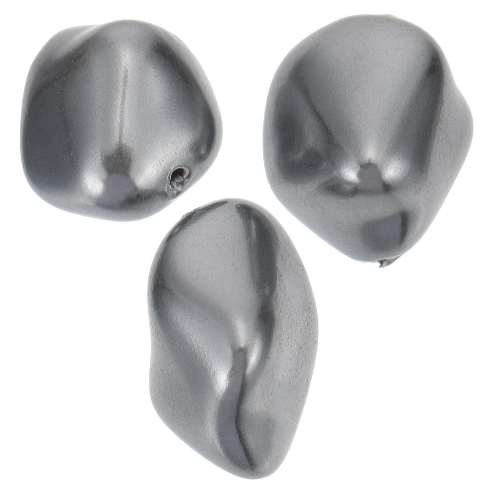 DIY Jewelry Supply Shell Design Beads for Craft Making 3Pcs Set