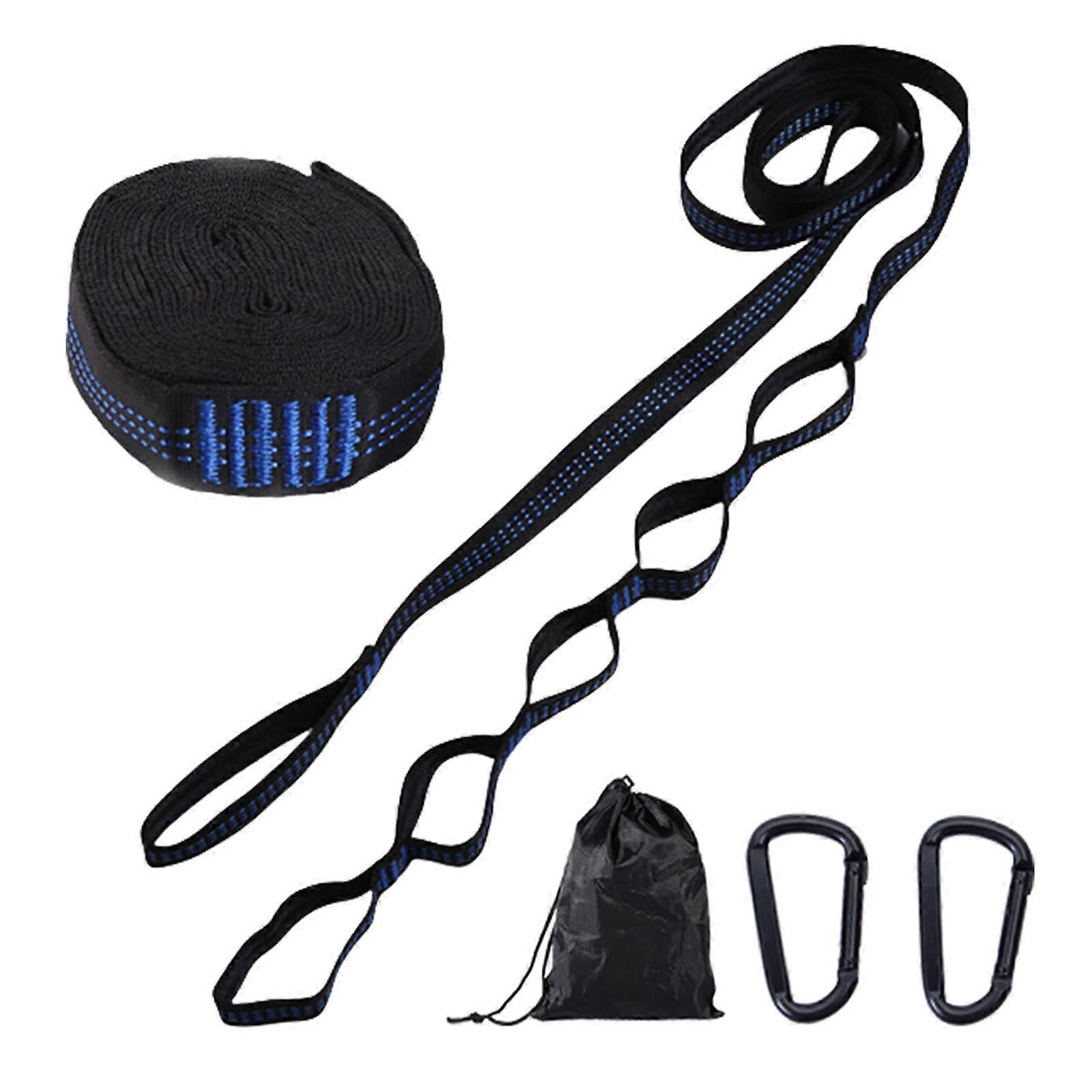 Hammock Straps Adjustable Length Durable Nylon Quick Tree Attachment Outdoor Camping Set of 2