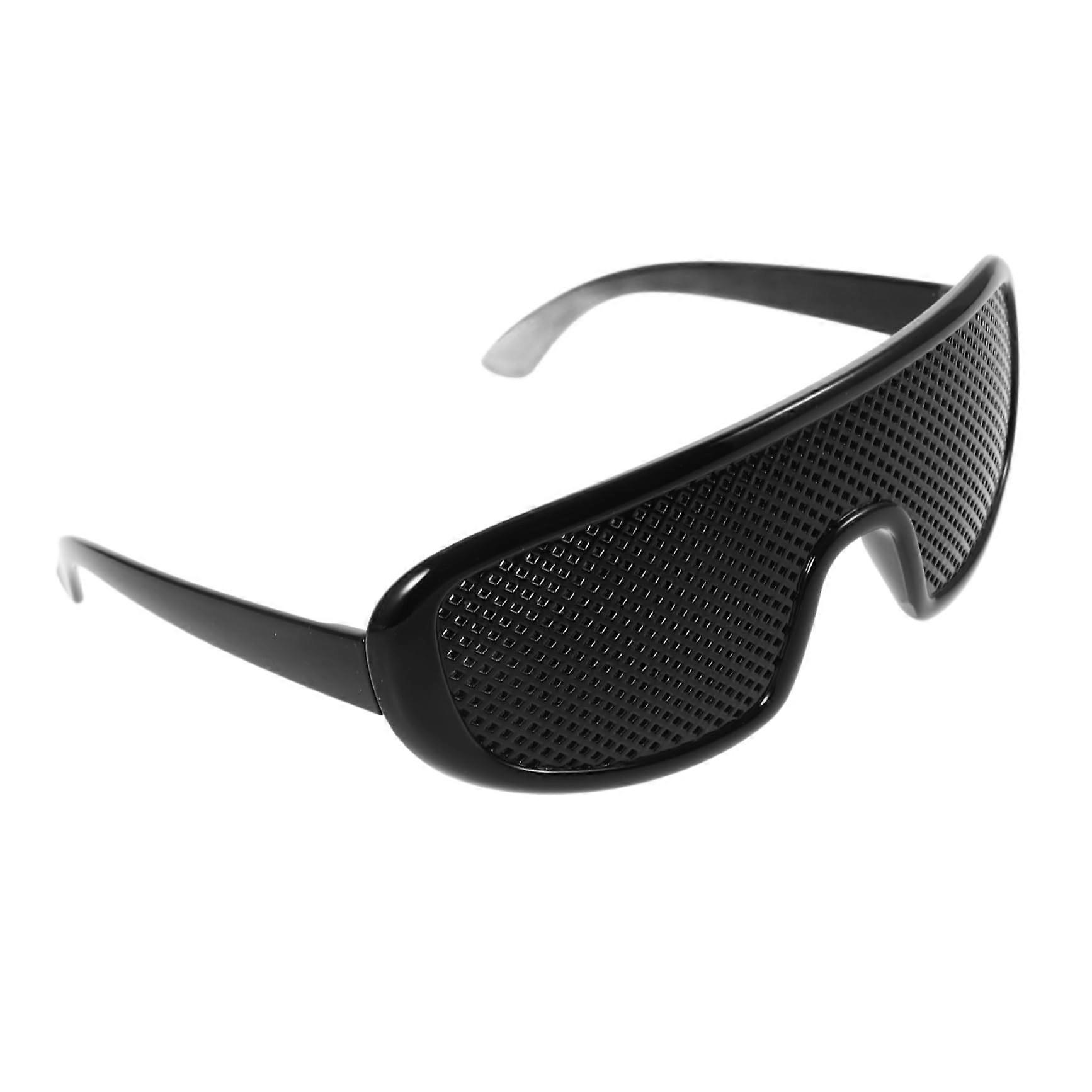 Pinhole Glasses for Vision Improvement, Foldable Lightweight Frames for Reading and Eye Training