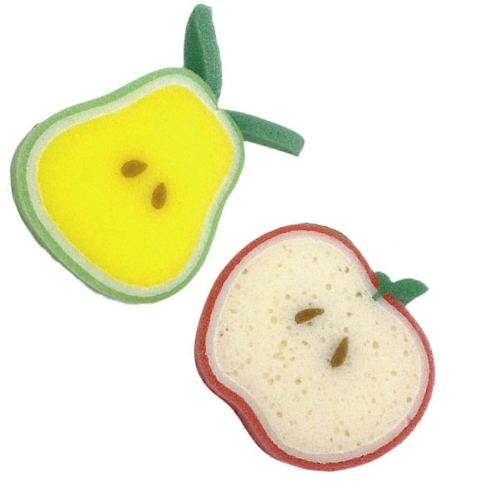 Fruit Bath Sponge Creative Shower Brush for Bathing Use 4Pcs