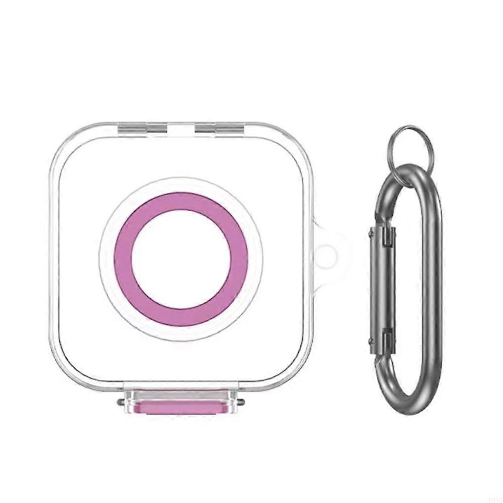 Smart Ring Charger Protective Case for Ring Gen 4 Shockproof and Dustproof Case with Hook PURPLER