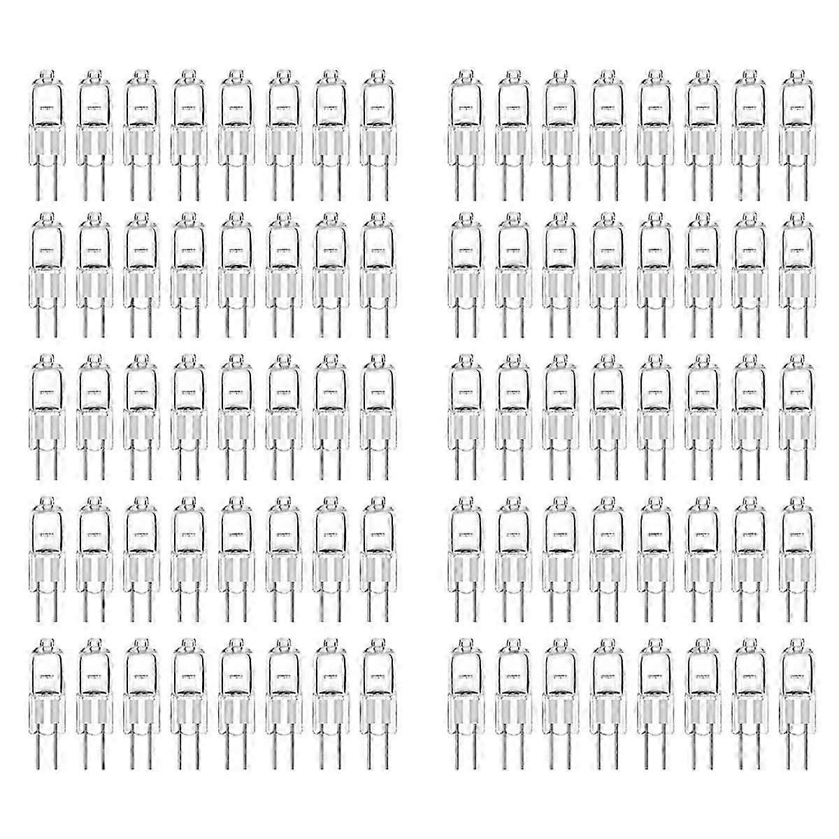 80PCS G4 12V 20W Halogen Bulbs, Crystal Lamp Beads, Halogen Lamp Inserts