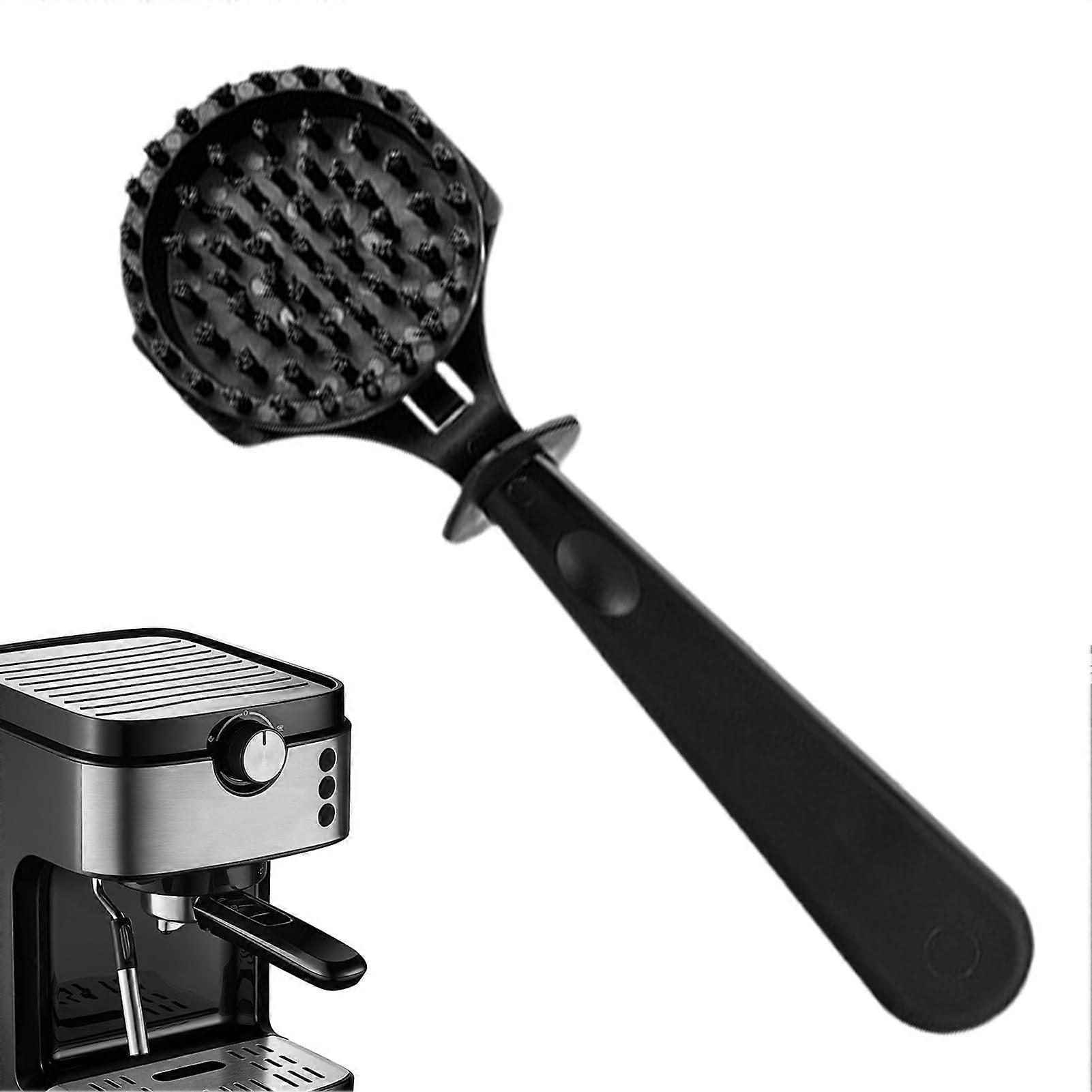 Coffee Grinder Cleaning Brush with Ergonomic Grip for 58mm Espresso Machine Group Head