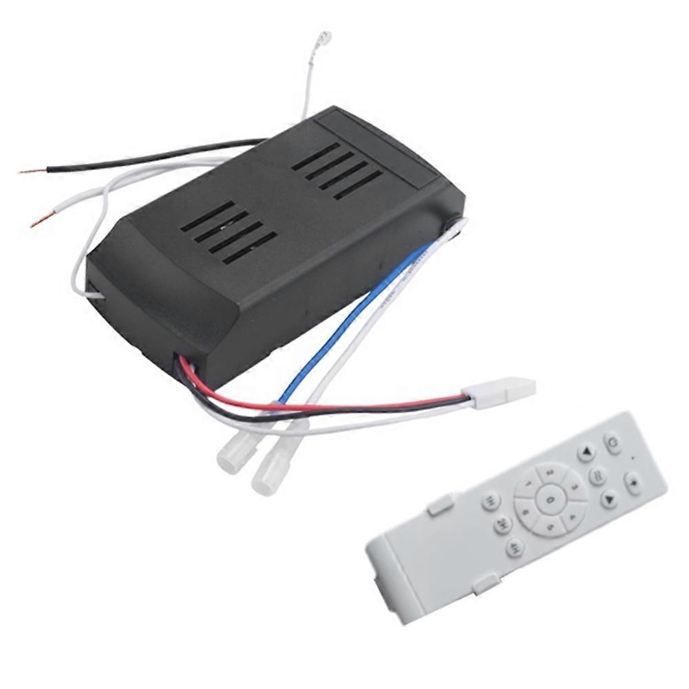 Universal Ceiling Fan Remote Control Kit 6-Speed 40W Timing Function Replacement Remote for DC Ceiling Fans Lights