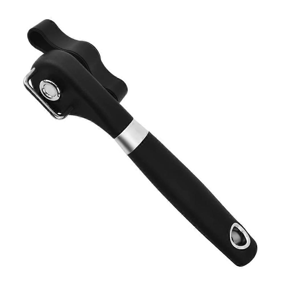 Manual Can Opener with Smooth Edge Cut, Ergonomic Easy Grip Side Cut for Safe Kitchen Use