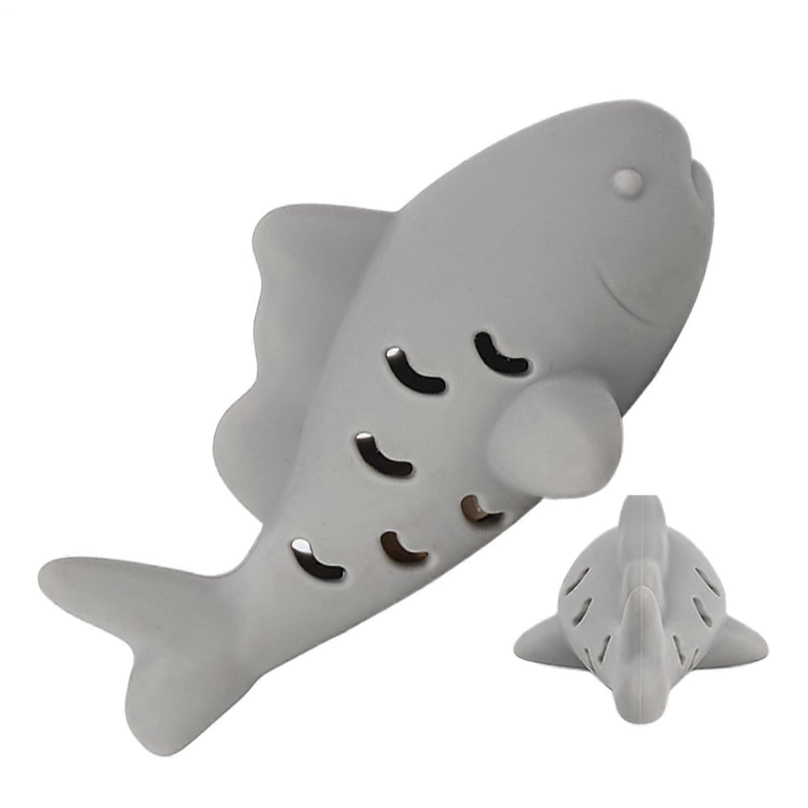 Interactive Cat  Dispenser Toy with Teeth Cleaning Texture for Indoor Cats Weight Control Grey