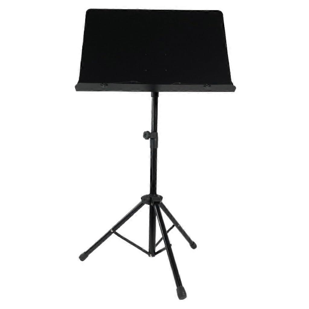 Adjustable Foldable Black Metal Music Stand for Sheet Music and Instruments
