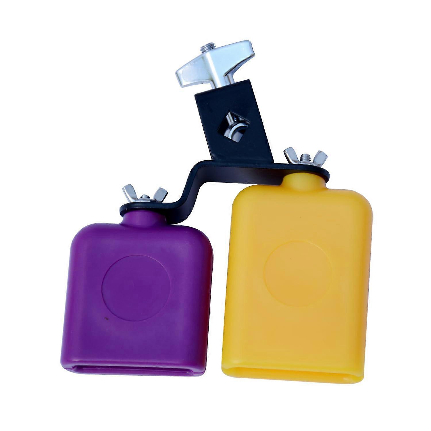 Plastic Jam Block Latin Percussion Instrument with Mounting Bracket
