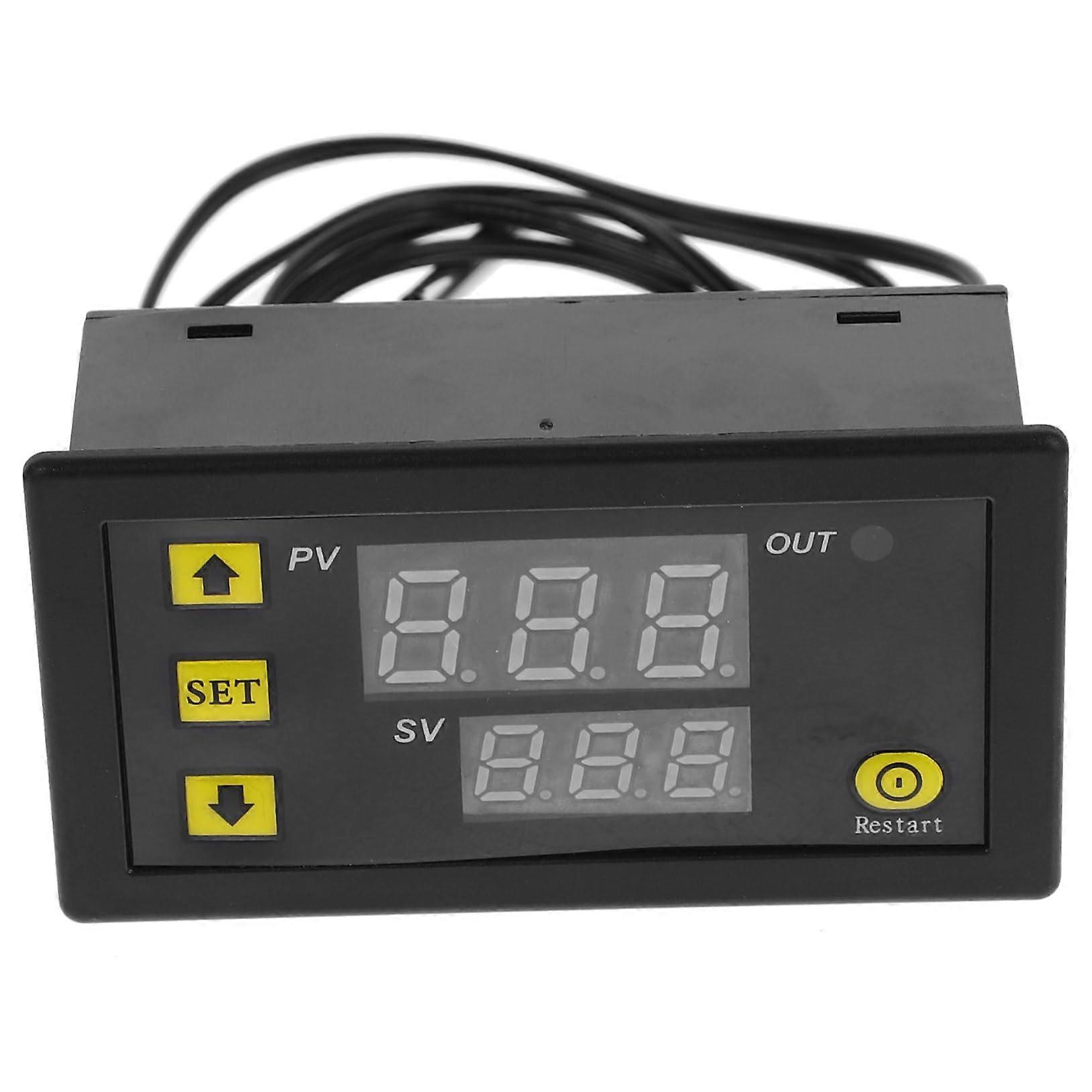 Digital Timer Relay DC 12V Temperature Control Board with Adjustable Timing Switch for Car and Home