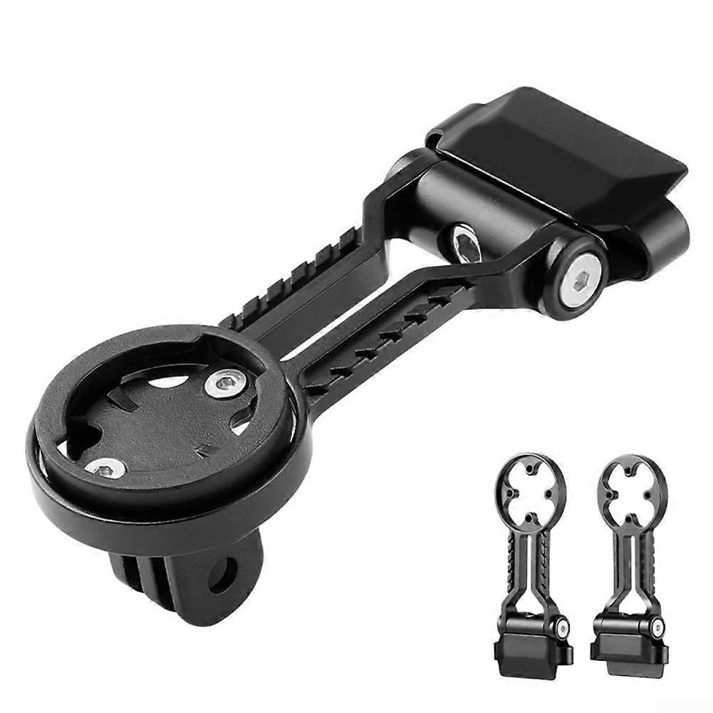 Bike Computer Mount Adjustable Angle Aluminum Alloy Handlebar Holder for Speedometer and Light