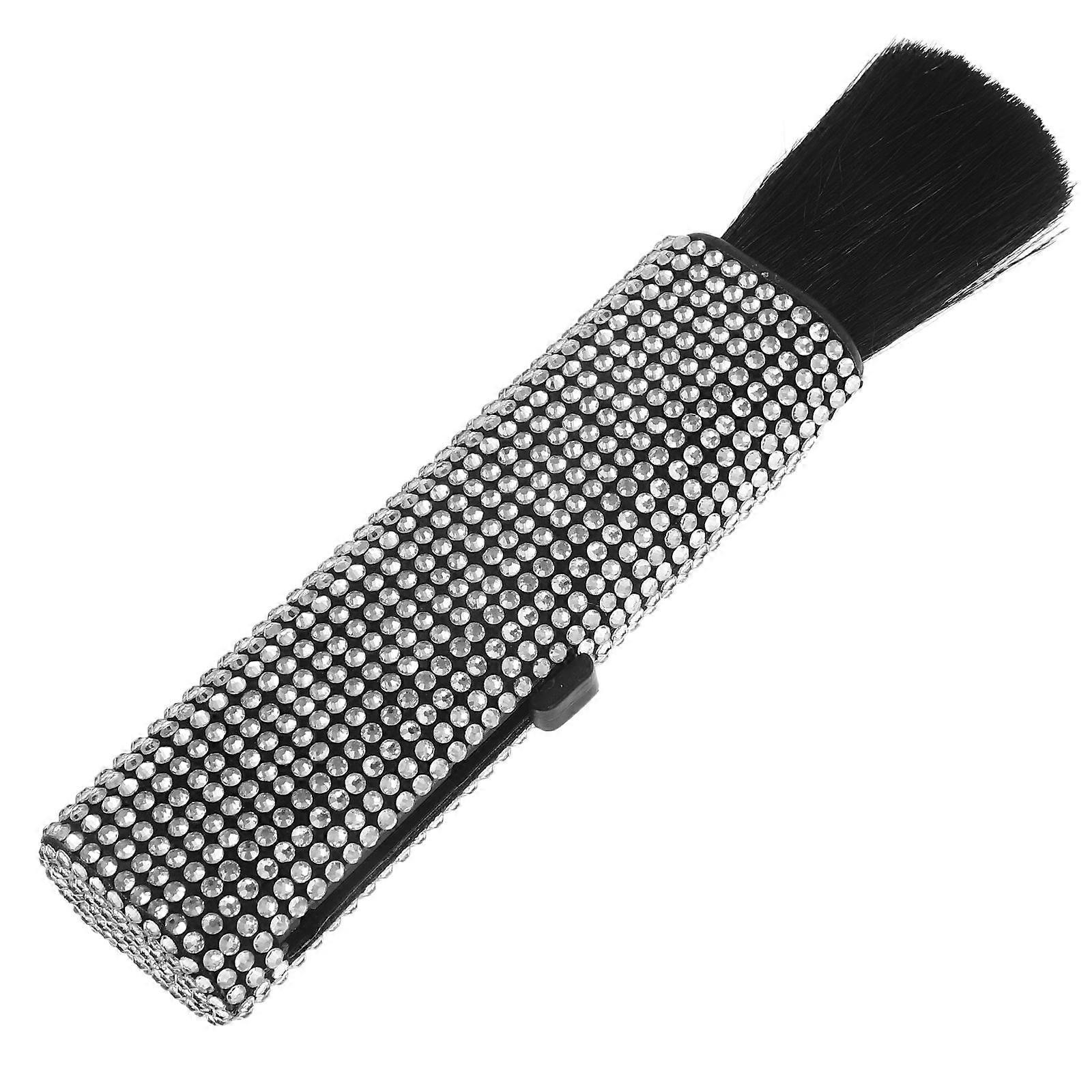 Car Detailing Brush Silver with Soft Bristles for Interior Cleaning Use