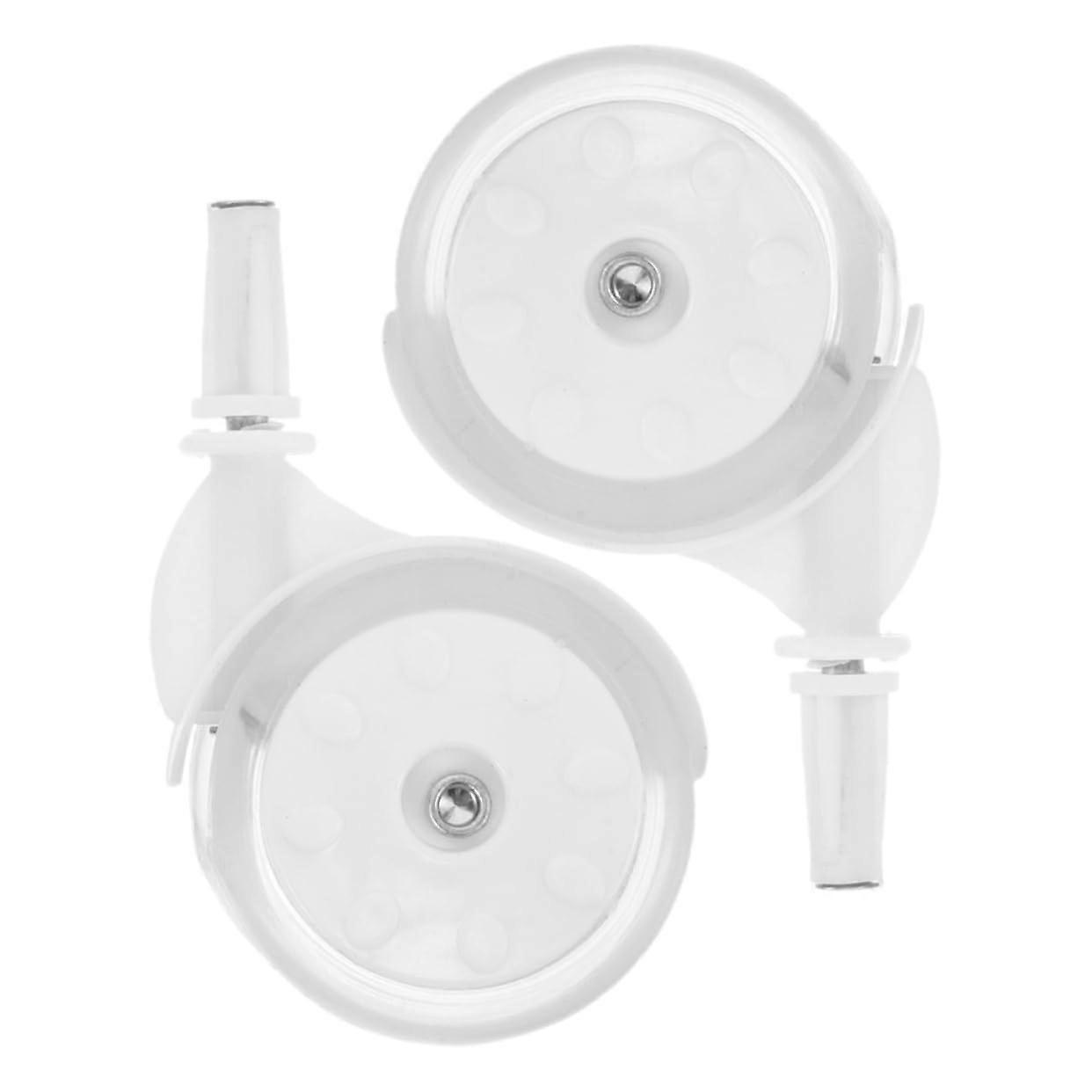 Walker Replacement Wheels 5cm Rubber Smooth Rolling Universal Fit for Walkers Strollers Rollators