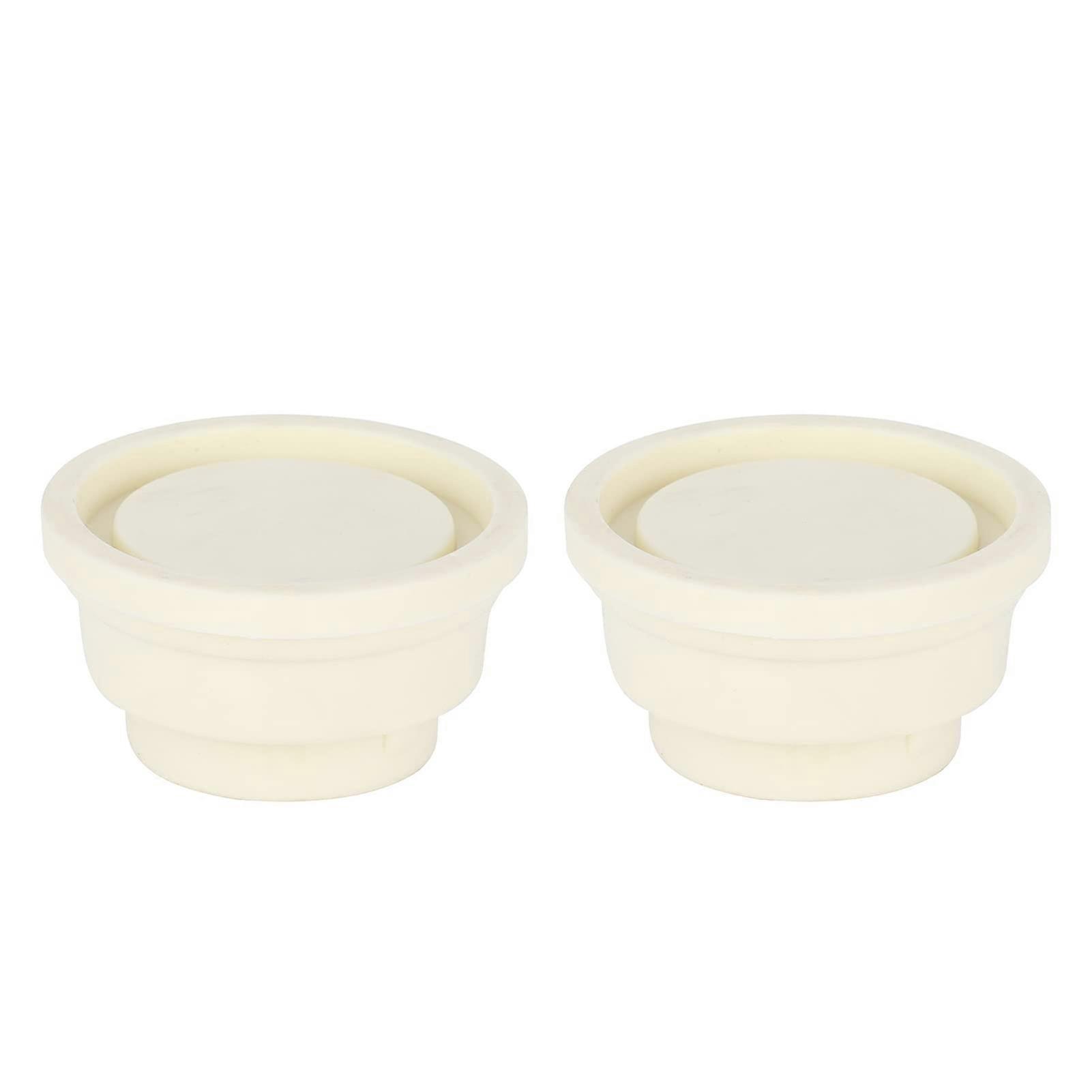 2 Pack Pool Ladder Bumpers Rubber End Caps for Inground Swimming Pools Wall Protection