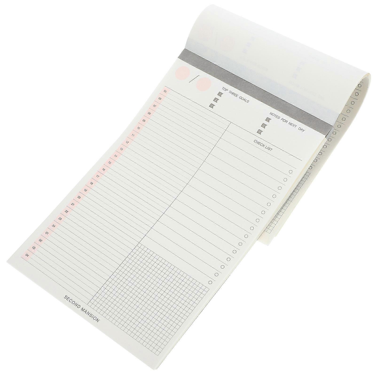 Time Table Daily Planner Notepad for Office Use 1 Book Tearable Note Pad