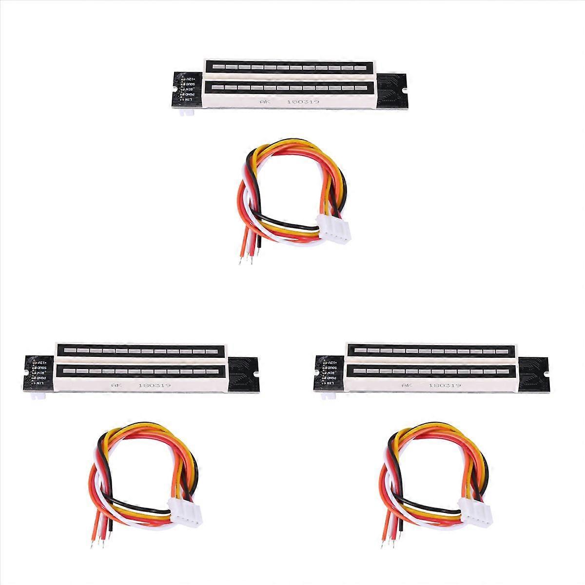 Dual 12 Music Level Indicator LED Spectrum VU Meter Amplifier()
