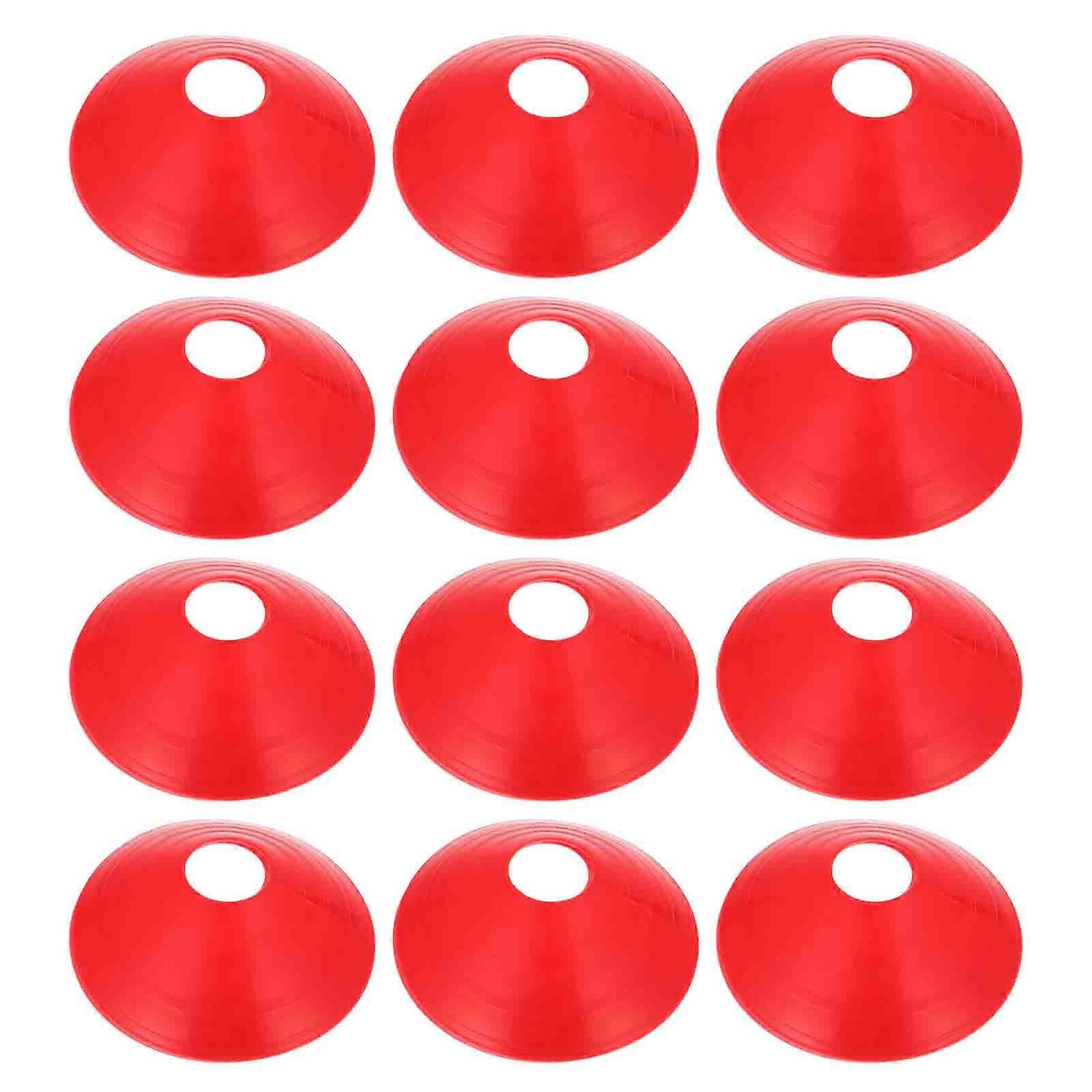 Football Cones Professional Soccer Cones for Training 12Pcs Multi-Function Disc