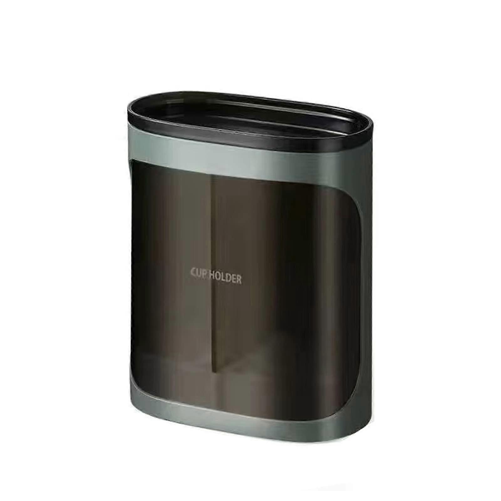 Cup Dispenser Wall Mounted Plastic Pull Type Holder for Disposable Paper Cups Green