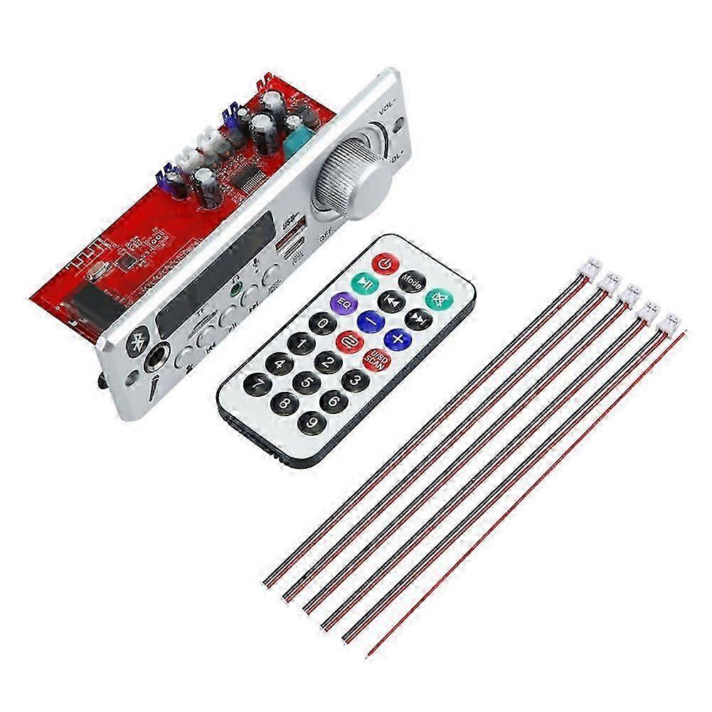 2x40w Wirelessly Decoding Board Color Screen for Singing Recording Call Losslessly Board with Remote Control