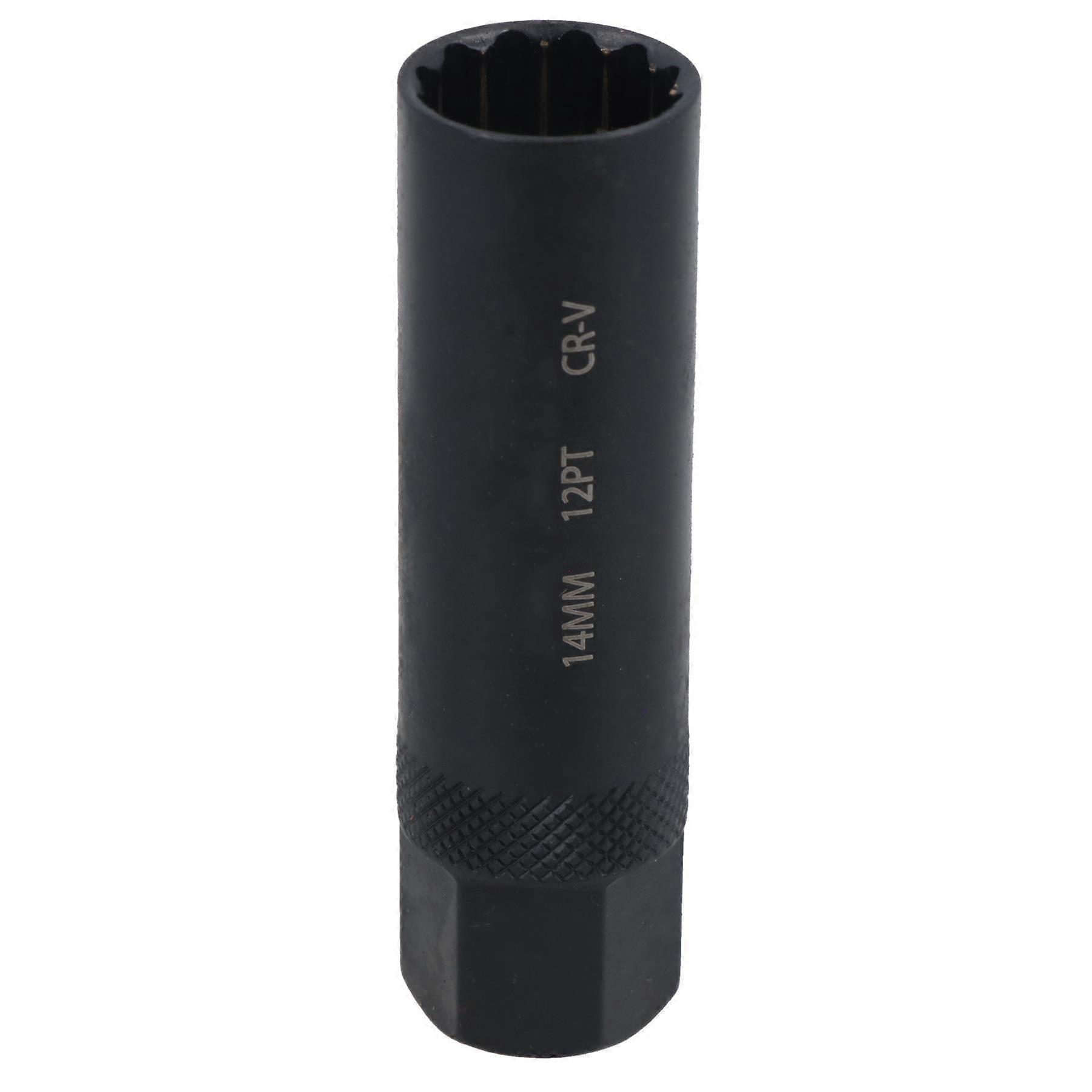 14mm 3/8" Drive Thin Walled Magnetic Spark Plug Socket Remover Installer Tool