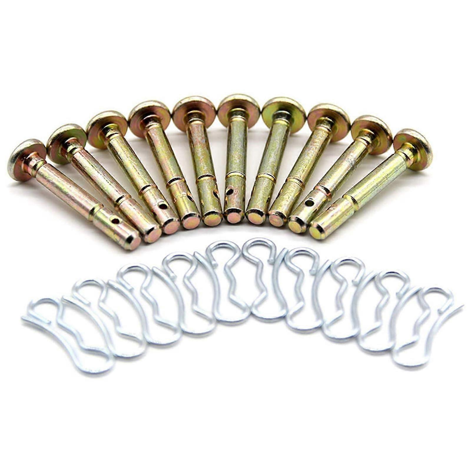 Snowblower Shear Pins and Split Pin Kit 10pcs Each, Quick Auger , Easy Installation