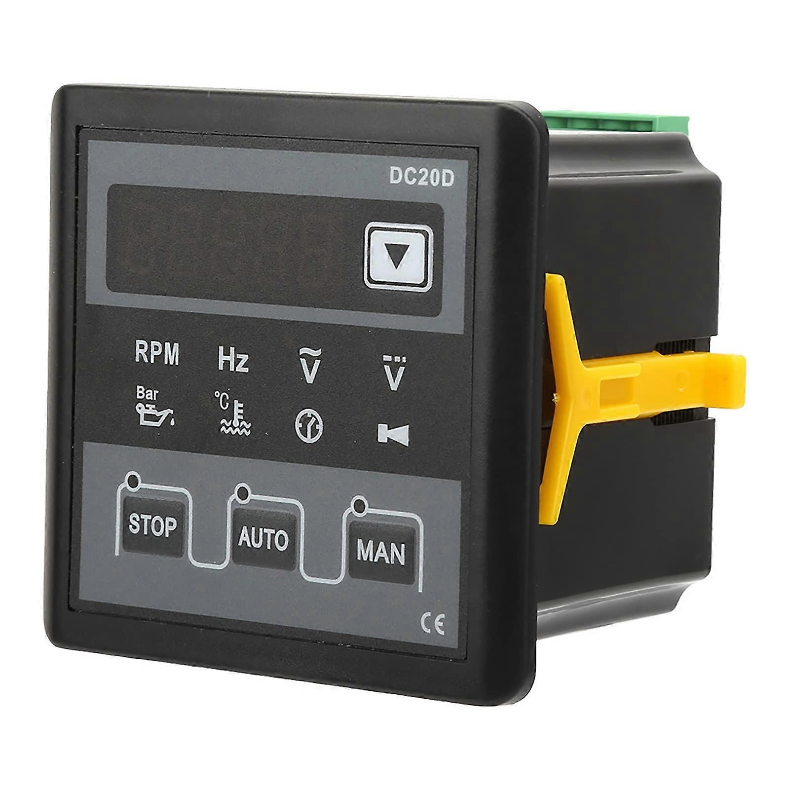 DC20D Generator Control Panel Auto Start Stop Controller with LED Display and Fault Protection