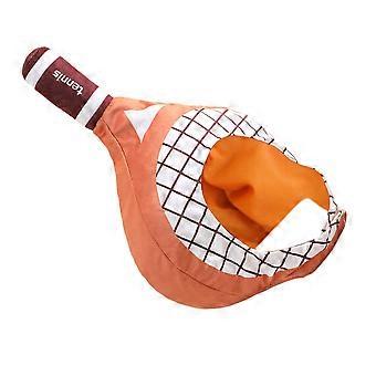 Sombrero de traje de raqueta de tenis: sombrero de felpa para adultos y niños para fiestas Cosplay fiesta de carnaval accesorios fotográficos adultos fiesta de vacaciones