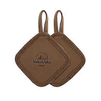 Canvas Heat Insulation Pad Waterproof Oil-proof Light Luxury Tableware Pad Portable Camping Equipm