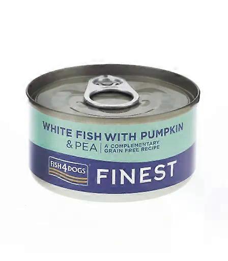Fish4Dogs Comida húmida de peixe com abóbora e ervilhas para cães