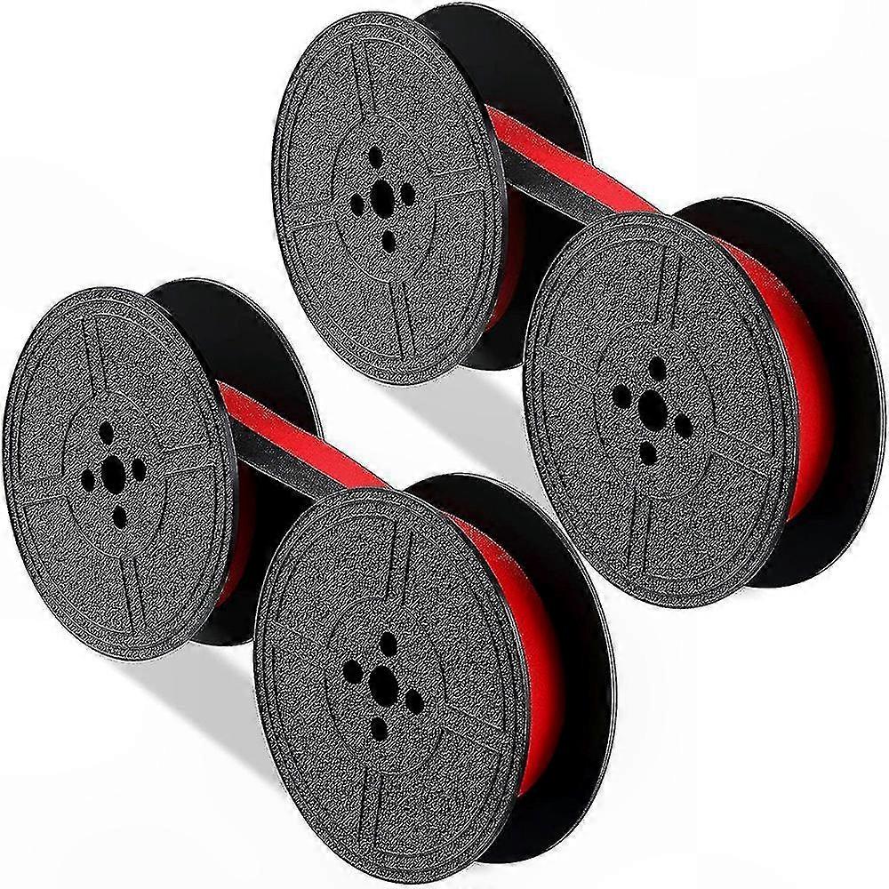 2-Pack Typewriter Ribbon Spool, Red & Black, Compatible with Typewriter-DT