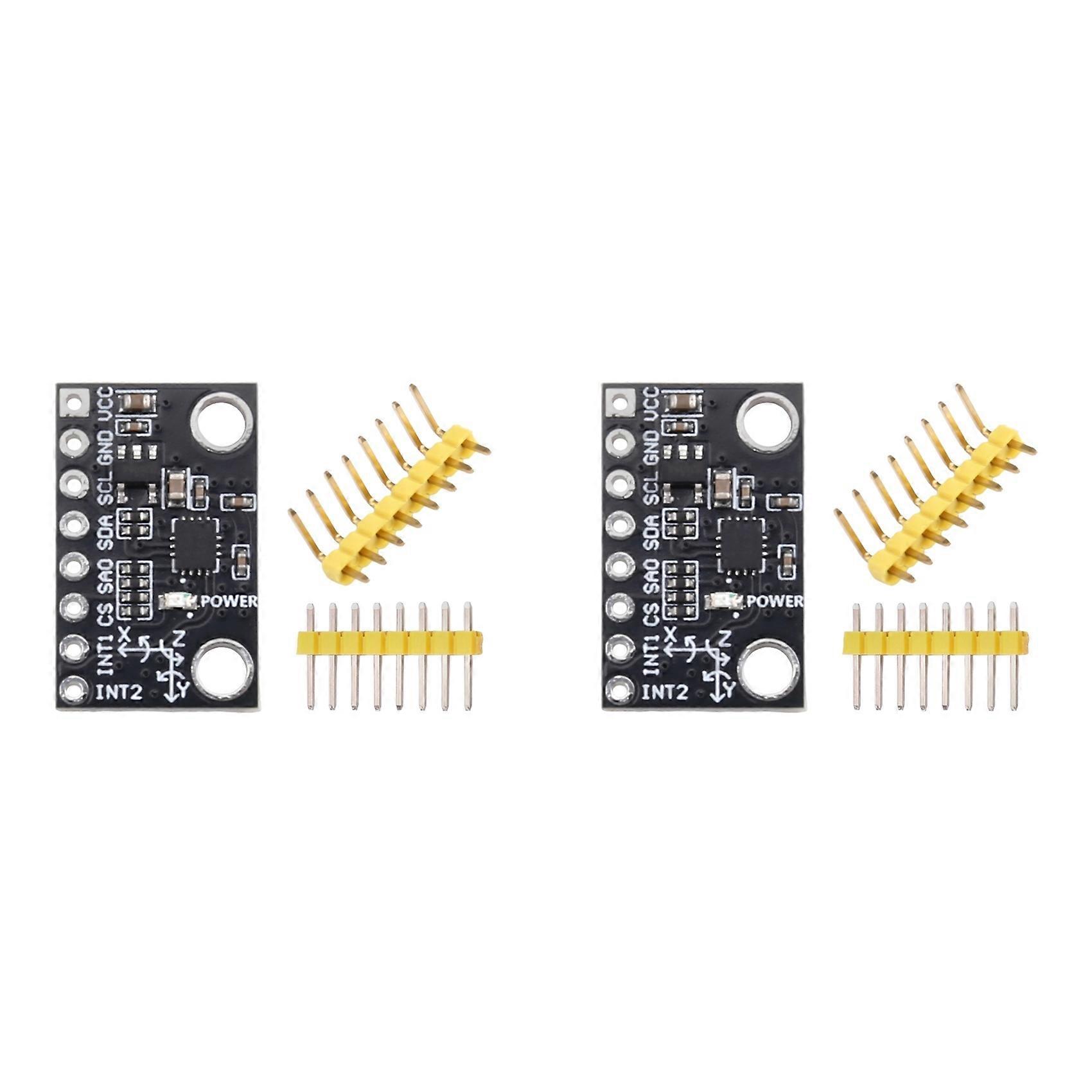 2X BMI270 Module, 6-Axis Attitude Sensor, Inertial Measurement Unit, Accelerometer, Gyroscope