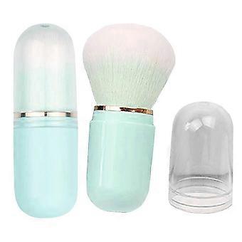 Schattige make-upkwast Foundationkwast Draagbaar ontwerp Hemelsblauwe blush-applicatie voor touch-ups onderweg 2-pack