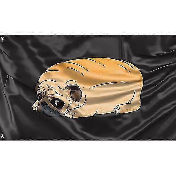 Pug Bread Flag Pattern 911