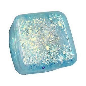 Squeeze Fidget Toy, Ice Cube Shape, Soft TPR, Stress Relief, Quick Rebound, Portable for Office Home Travel