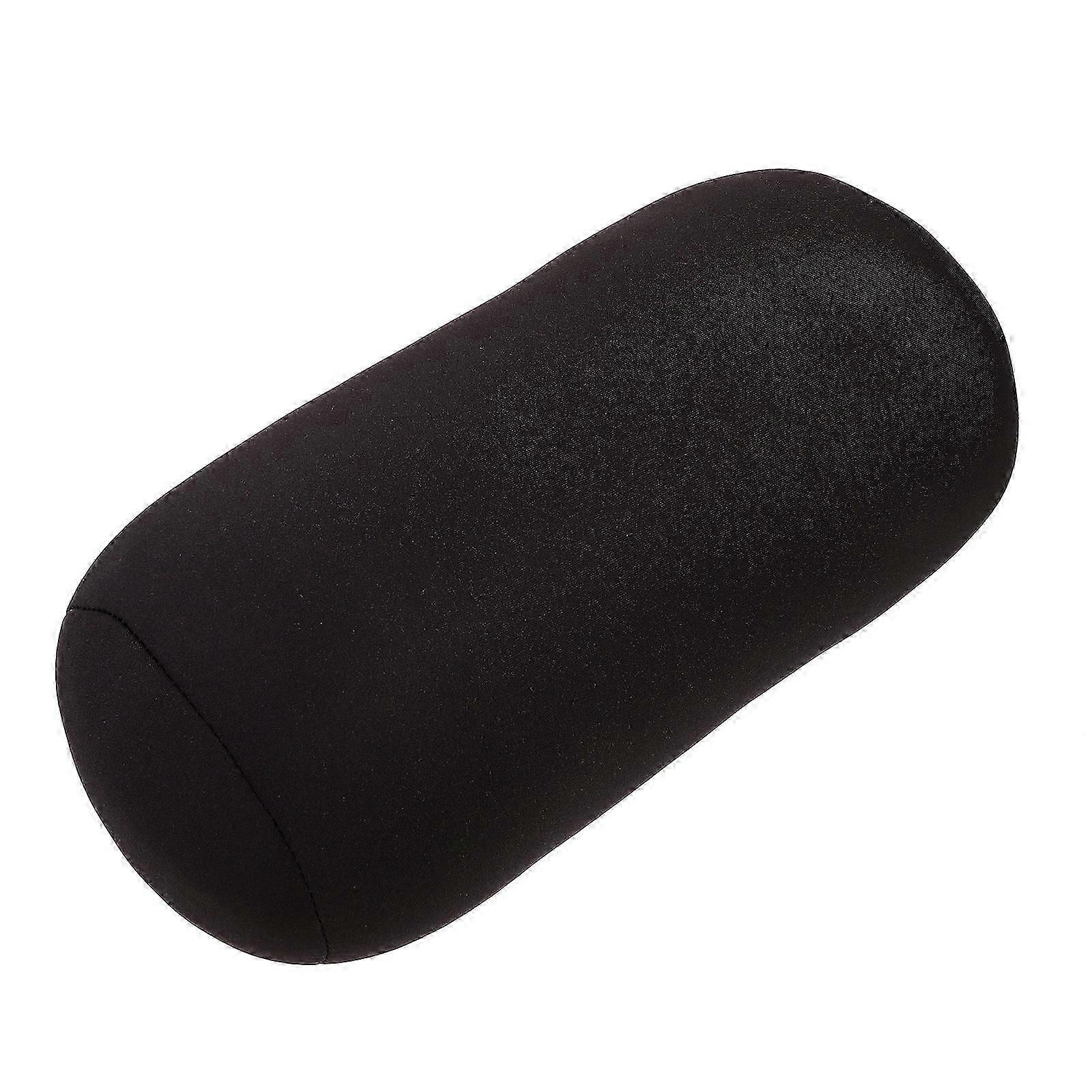 Household Neck Pillow Black for Neck Support Multi-Function Roll Pillow