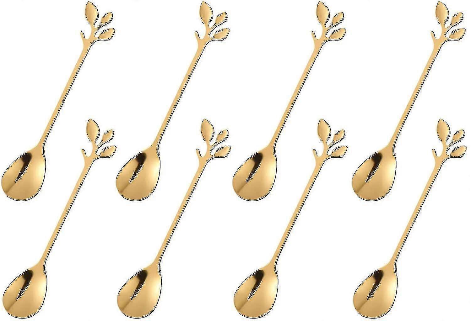 8pcs Mini cuillère à café expresso