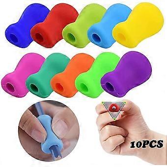 10 Pcs Pencil Grips For Kids Ergonomic Pencil Grips Silicone Writing Aid Writing Aids Set
