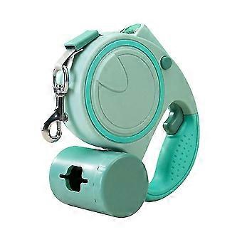 Retractable Portable Dog Leash With Light Automatic Dog Puppy A