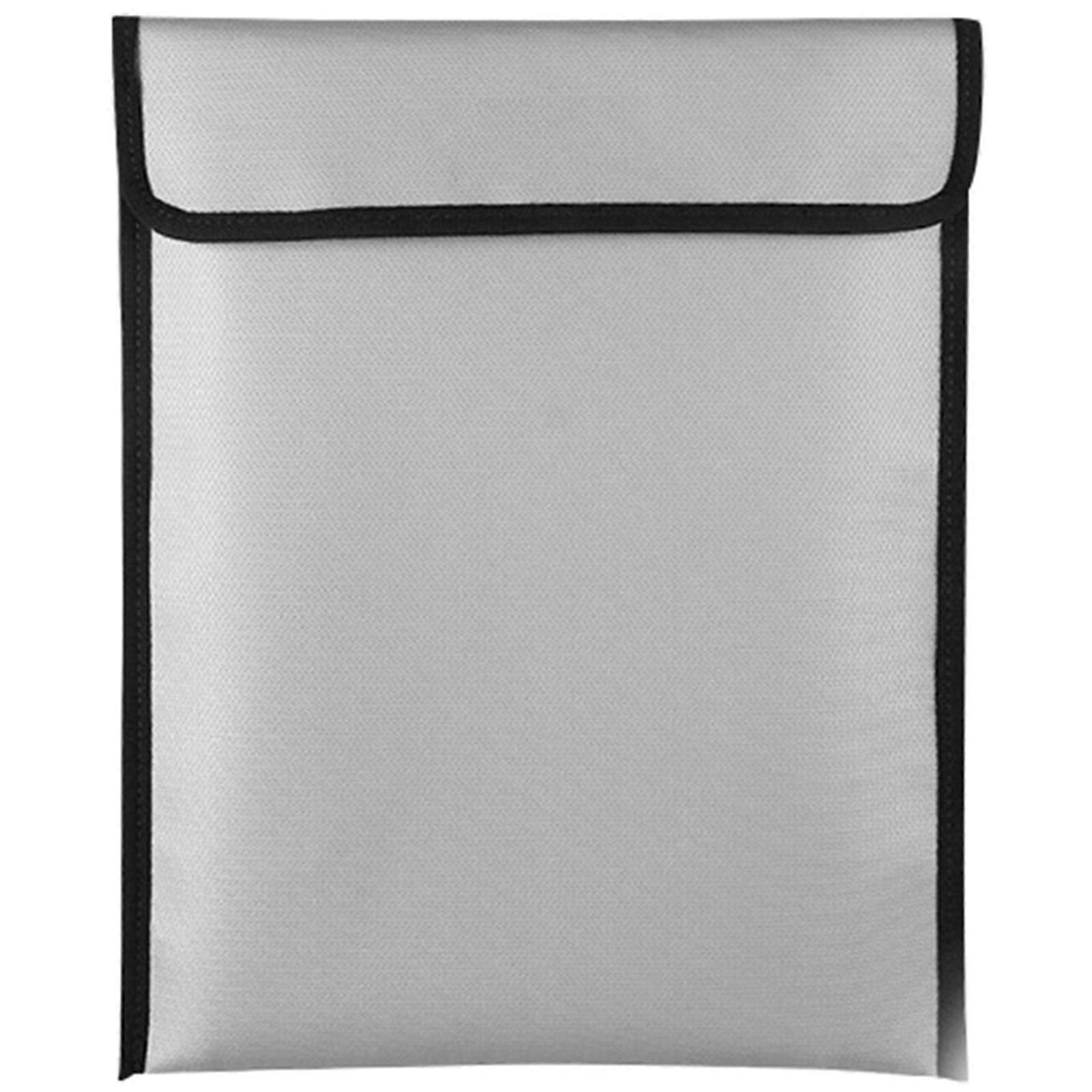 1Pc Fireproof File Bag Waterproof Bag Durable File Pouch Security Document Bag